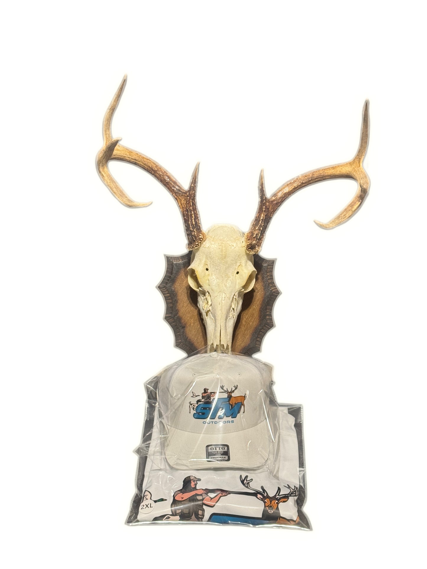 STM Outdoors Long Sleeve Performance T-Shirt - White / Blue