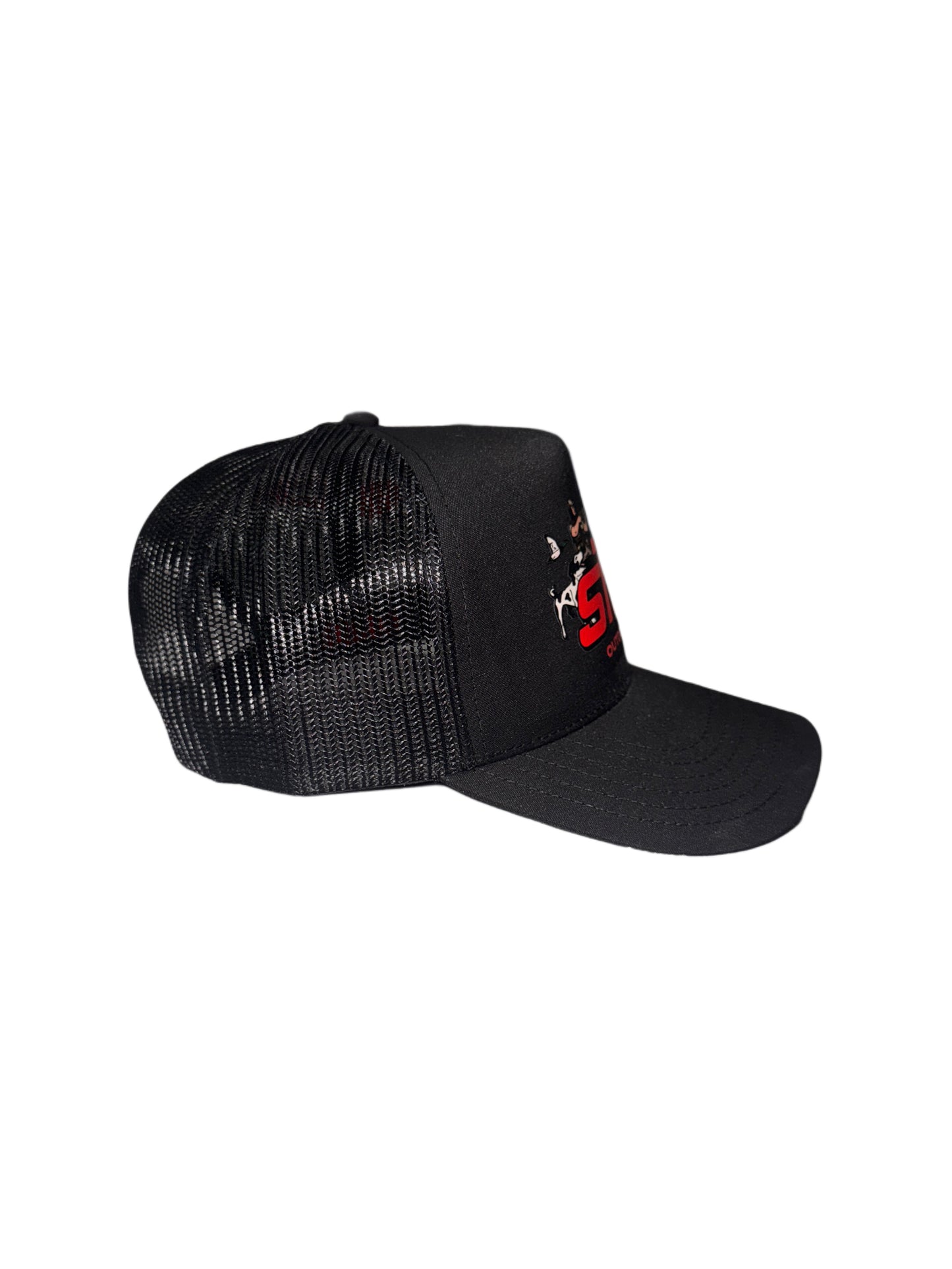 STM Outdoors Trucker Hat Black / Red