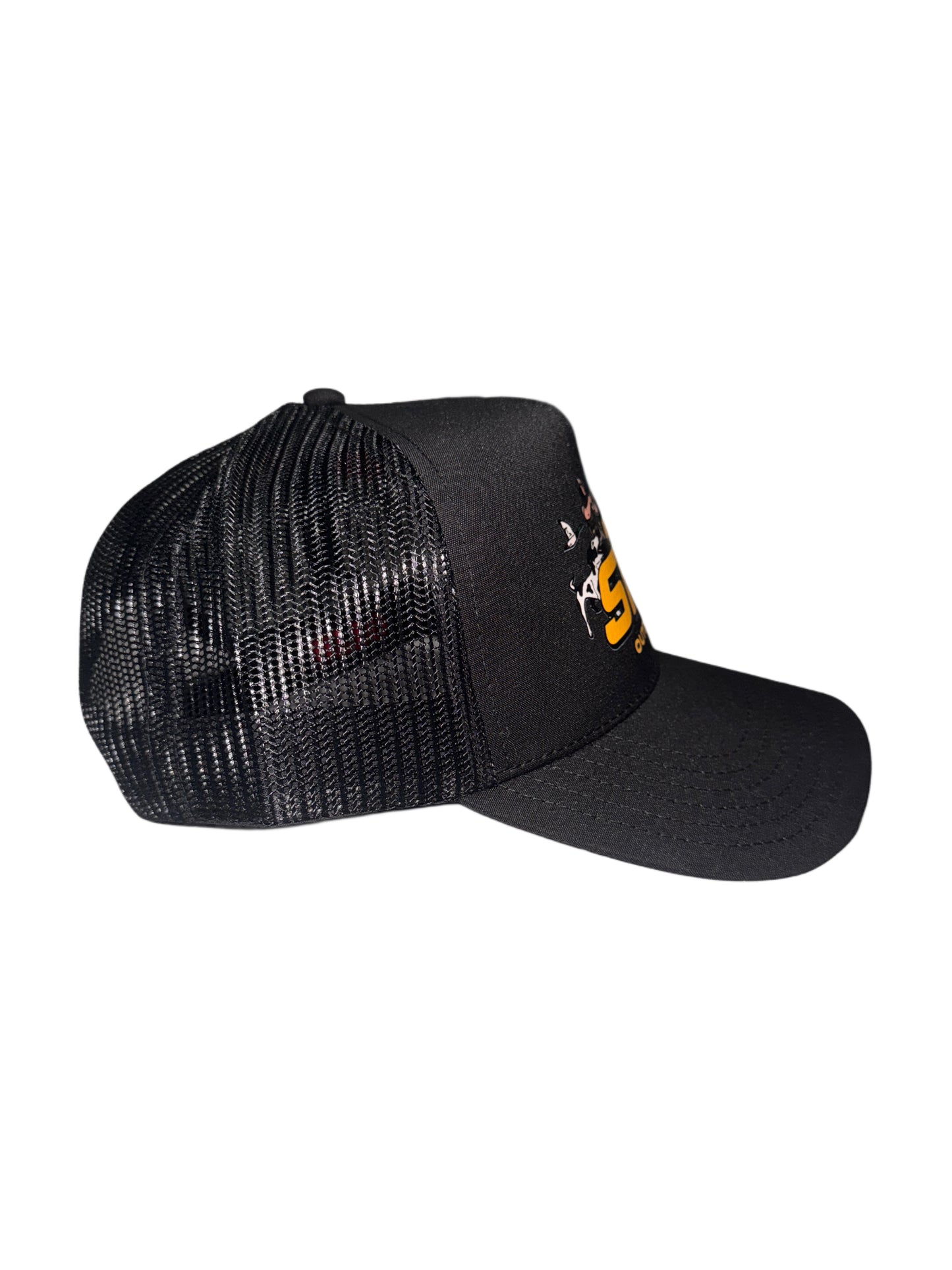 STM Outdoors Trucker Hat Black / Yellow
