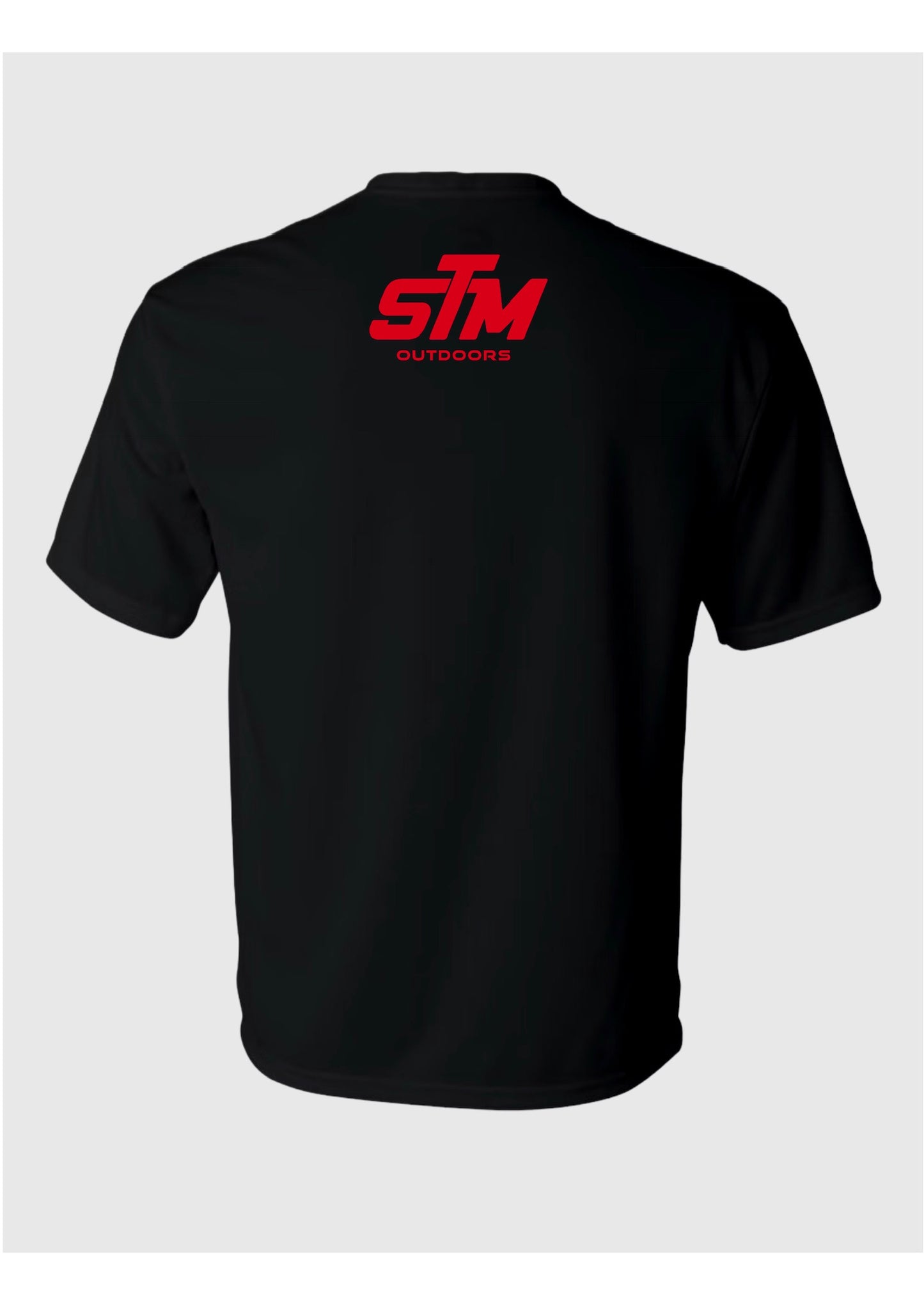 STM Outdoors Short Sleeve Performance T-Shirt - Black / Red
