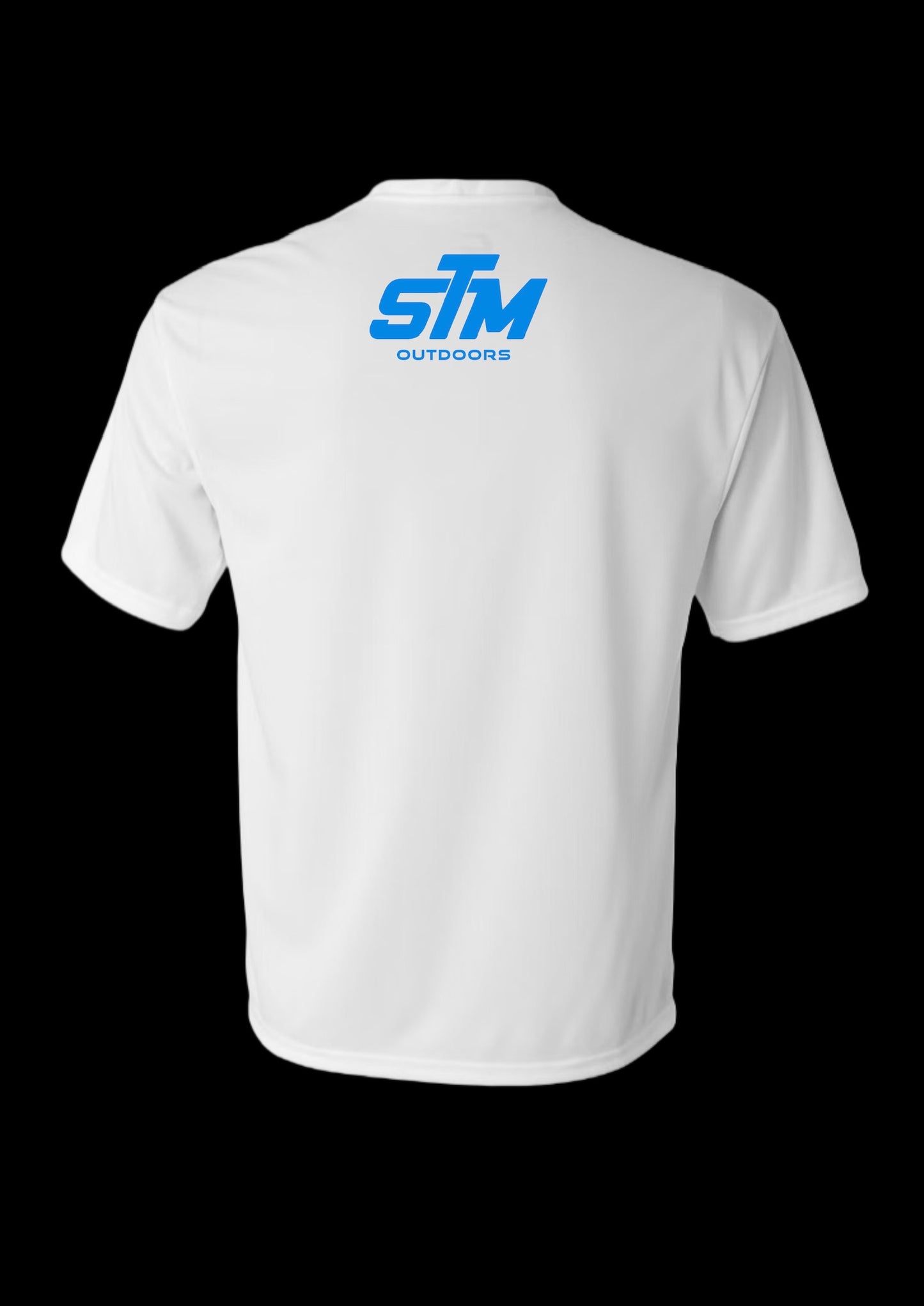 STM Outdoors Short Sleeve Performance T-Shirt - White / Blue